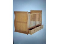 east coast langham sleigh cot bed